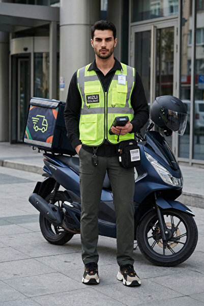 Buratti Normal Fit Cargo Pocket Elastic Waist Trekking and Courier Pants Men'...