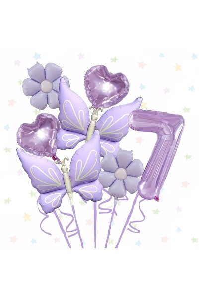 ÇITIPITISTORE Σετ γιορτής γενεθλίων με μπαλόνια από αλουμινόχαρτο σε σχήμα λι...