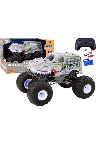 LeanToys Mașină mare off-road telecomandată 2.4G RC 1:6 Dinozaur
