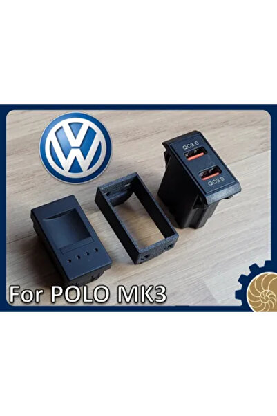 OXEROM Volkswagen Polo Mk3 Aksesuar Adaptörü ve USB Tutucu, Dashboard ve Orta...