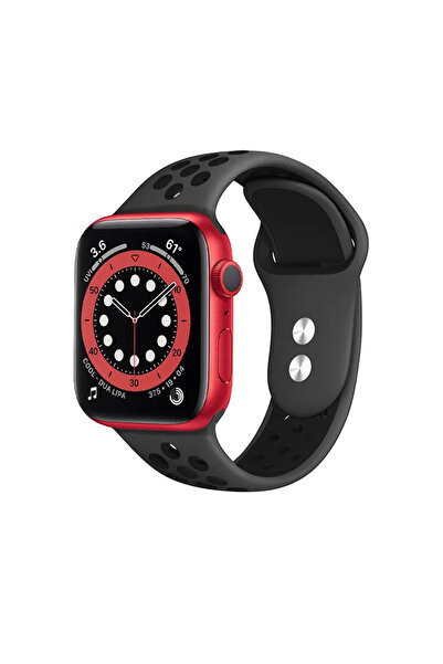 Crong Duo Sport - Curea pentru Apple Watch 38/40/41/42 mm (gri/negru)