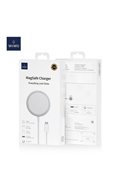 WIWU MagSafe Magnetic Charger 15W (M5)