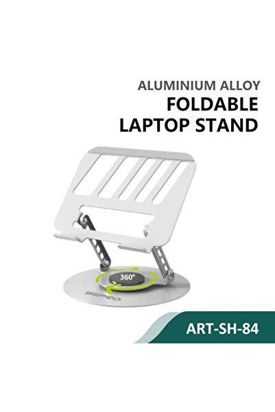 SiPro Βάση Siipro 360 Rotative Foldable Laptop and Tablet Stand Silver (SH-84)