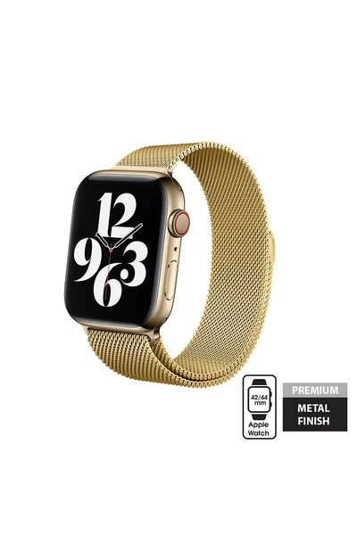 Crong Curea din oțel inoxidabil Milano Stal pentru ceasul Apple Watch 42/44mm...