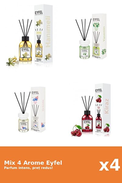Eyfel Set 4 Mix Eyfel: 1x Cirese, 1x Iasomie, 1x Mana Maicii Domnului, 1x Orh...