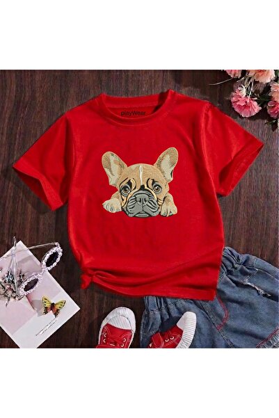 playwear Παιδικό unisex μπλουζάκι Pug Doge με στάμπα, 100% βαμβάκι, με λαιμόκ...