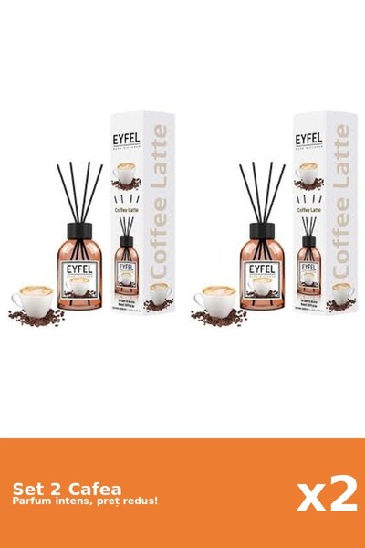 Eyfel Set 2 Odorizant Cafea, 120 ml