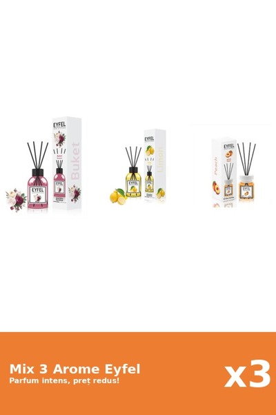 Eyfel Set 3 Mix Eyfel: 1x Bouquet, 1x Lamaie, 1x Piersica