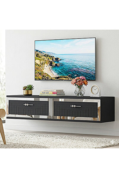 YUMEDİ DESİGN TDA1206AS -KEREM DUVARA MONTAJ TV STAND , TV SEHPASI 120CM ANTR...