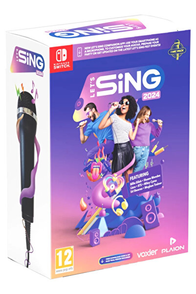 PLAION Ας Τραγουδήσουμε 2024 +1 Μικρόφωνο - Nintendo Switch