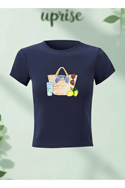 Vordevia Καλοκαιρινό βαμβακερό μπλουζάκι με στάμπα