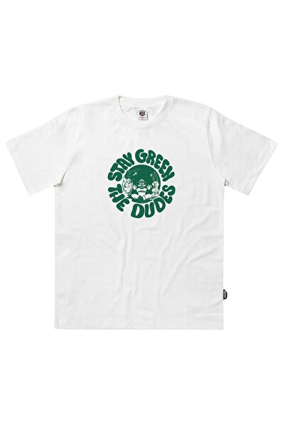 The Dudes ΜΠΛΟΥΖΑΚΙ STAY GREEN ΕΚΡΑΤΟΥΜΕΝΟ ΛΕΥΚΟ XXL