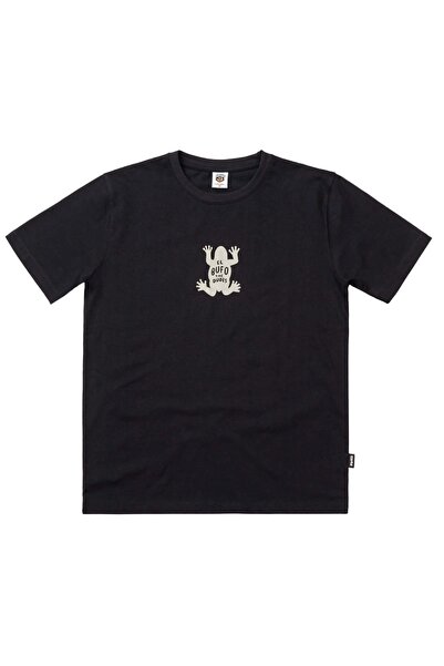 The Dudes EL BUFO ΚΛΑΣΙΚΟ ΜΠΛΟΥΖΑΚΙ ΜΑΥΡΟ XXL