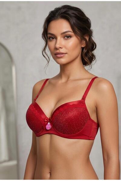 irem içgiyim Ecem Yildiz Women's Padded 100% Quality Lace Bra