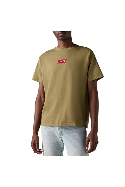 Levis Βίντατζ μπλουζάκι με στάμπα, πράσινο, L