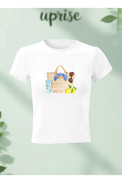 Vordevia Καλοκαιρινό βαμβακερό μπλουζάκι με στάμπα