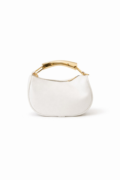 Senza Vedere Teos Metal Handle Gold Detailed Women's Hand, Shoulder and Cross...