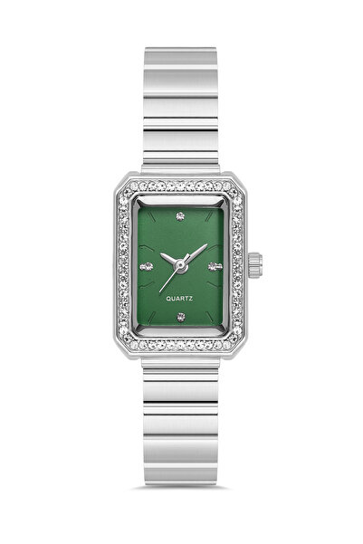 Ticarto Women's Rectangular Stone Wristwatch Tctsr008604S0572