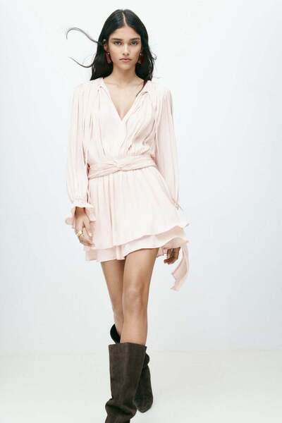 H&M Knot-detail draped dress