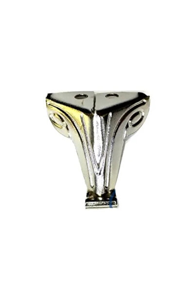 Epilons Fashion Sheet Metal Chest Leg, Box Foot 2.5 cm - Nickel, 100 Pieces