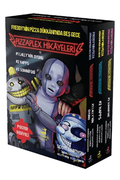 OLİMPOS ÇOCUK Pizzaplex'ten Hikayeler 3 Kitaplık Kutulu Set - Freddy'nin Pizz...