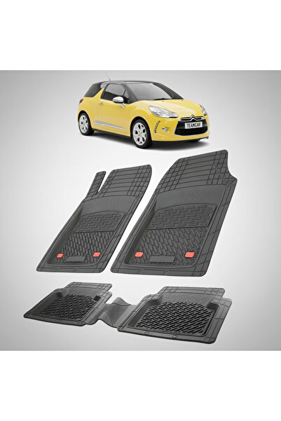 TEAMCAR Πατάκια Μοκέτας Citroen DS3 Hatchback 3 Πόρτες Προ-αναδιαμορφωμένο Συ...