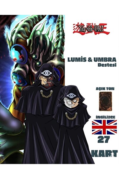 Cakmak Oyun Dukkani İngilizce Lumıs & Umbra Destesi 27 Yugioh Kartı Yu-Gi-Oh!