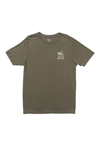 Salty Crew Σουγιάς Vintage Ανοξείδωτο Ατσάλι Παλαιωμένο Λαδί Μεγάλο "