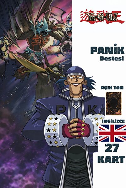 Cakmak Oyun Dukkani İngilizce Panik Yamitsukai / Eleyici Destesi 27 Yugioh Ka...