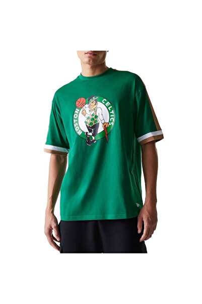 NEW ERA NBA Μπόστον Σέλτικς Μπλουζάκι με Πάνελ OS Πράσινο M