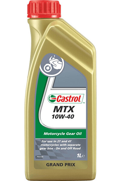 CASTROL MTX 10 W-40 Λάδι Μοτοσικλέτας για Τετράχρονους Κινητήρες 1 λίτρο