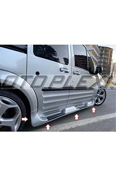 OTOPLEXİ Ford Connect Marşpiyel Takım Sorento Modeli Plastik Gümüş Gri Boyalı...