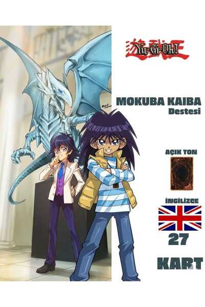 Cakmak Oyun Dukkani İngilizce Mokuba Kaiba Destesi 27 Yugioh Kartı Yu-Gi-Oh!