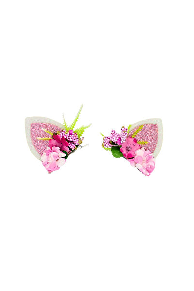 Gift Design Σετ 2 τεμαχίων Zooky λαμπερά κλιπ μαλλιών με αυτιά κουνελιού