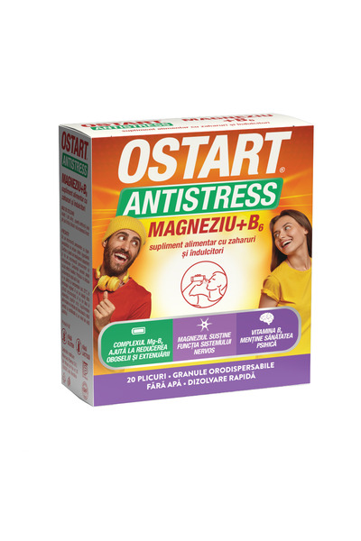 Fiterman Pharma OSTART ΑΝΤΙΣΤΡΕΣ ΜΑΓΝΗΣΙΟ + Β6 x 20 τεμάχια