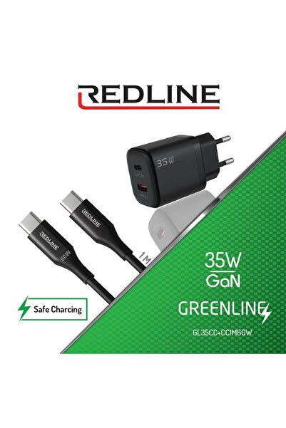 Redline 35W GAN Type C - Type C Girişli Hızlı Şarj Seti