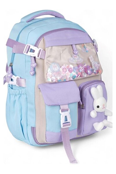 GENC DIJITAL BASKI ΣΑΚΙΔΙΟ ΠΛΑΤΗΣ ΠΡΩΤΟΒΑΘΜΙΑΣ ΣΧΟΛΕΙΟΥ ΓΙΑ ΚΟΡΙΤΣΙΑ ΝΕΟΥ ΣΤΥ...