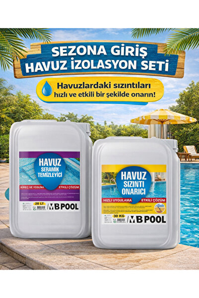 mb pool Havuz Sızıntı Onarıcı – Sezona Giriş Havuz Bakım Seti