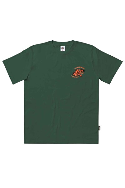 The Dudes ΚΛΑΣΙΚΟ ΜΠΛΟΥΖΑΚΙ  "NO ONE CARES " ΠΡΑΣΙΝΟ ΜΠΟΥΤΙΛΙ XL