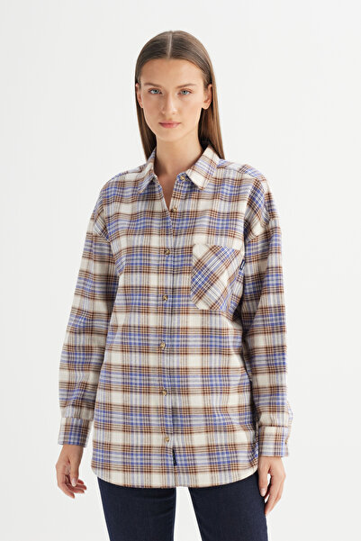 WRANGLER Loose Fit Rahat Kesim Çok Renkli Ekose Gömlek