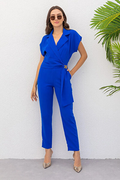 AZALEA Γυναικεία Ολόσωμη Φόρμα με Χρυσές Λεπτομέρειες