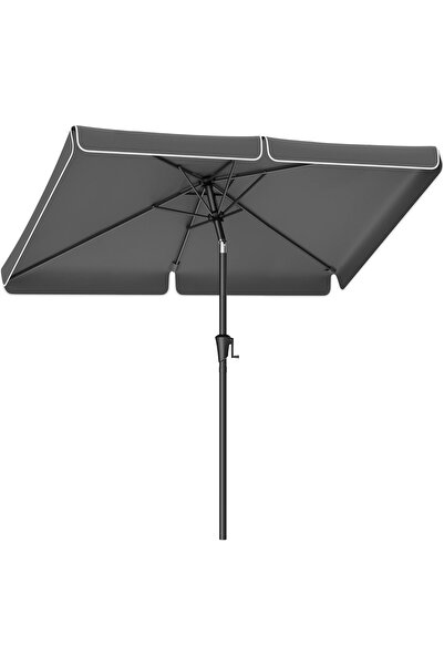 SONGMICS Ομπρέλα κήπου 300x200 εκ., UPF 50+, ανακλινόμενη 30° °   και στις δύ...