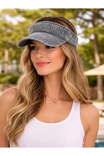EKstore Washable Denim Cotton Visor Hat - Women/Men - Spring/Summer Sportsman...