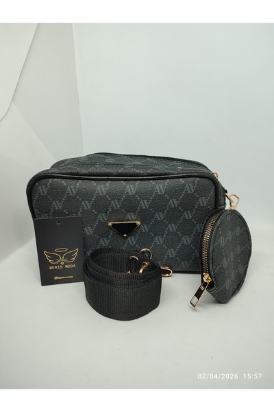 BERİS Women's Luxury Design Lined 2-Compartment Coin Purse Desing Hand Should...