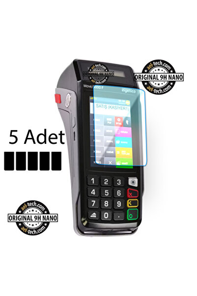 ael-tech İngenico Move 5000F Yazar Kasa Pos Dokunmatik 9h Nano Ekran Koruyucu...