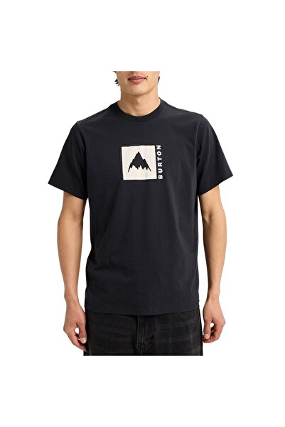 BURTON Κλασικό Ορεινό T-shirt Αληθινό Μαύρο XXL