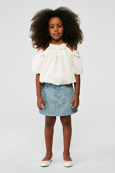 Tyess Girl White Blouse