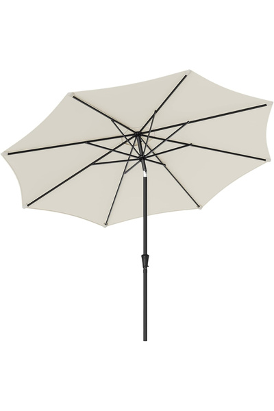 SONGMICS Ομπρέλα κήπου 340 εκ., UPF 50+, κλίση 30° °   και στις δύο πλευρές, ...