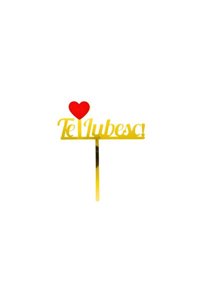 Gift Design Decor pentru tort Te iubesc!