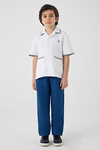 NBT JEANS Boy White Shirt